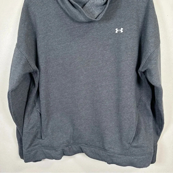 Under Armour Womens Xlarge Loose Cowlneck Cotton  Blend Sweatshirt - Picture 3 of 14